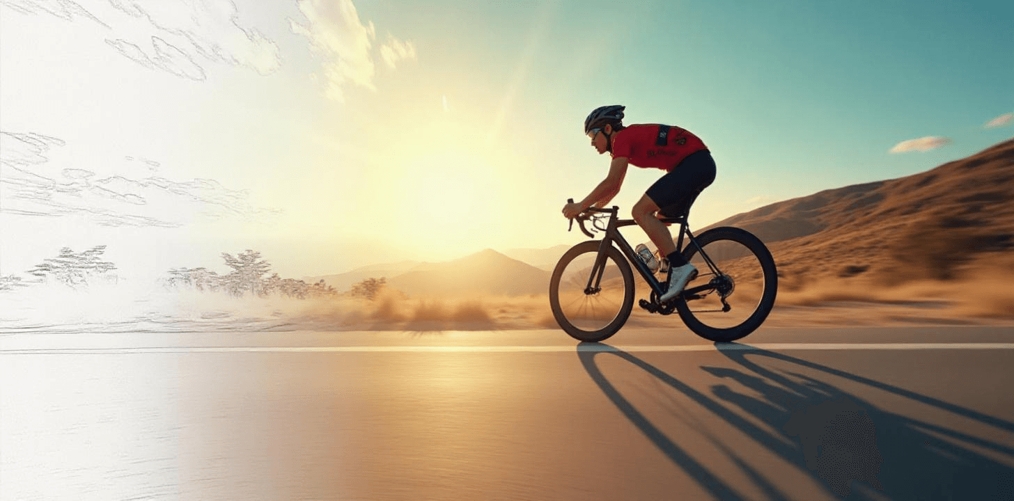 Cervelo Aspero-5 gravel bike being raced on a challenging terrain